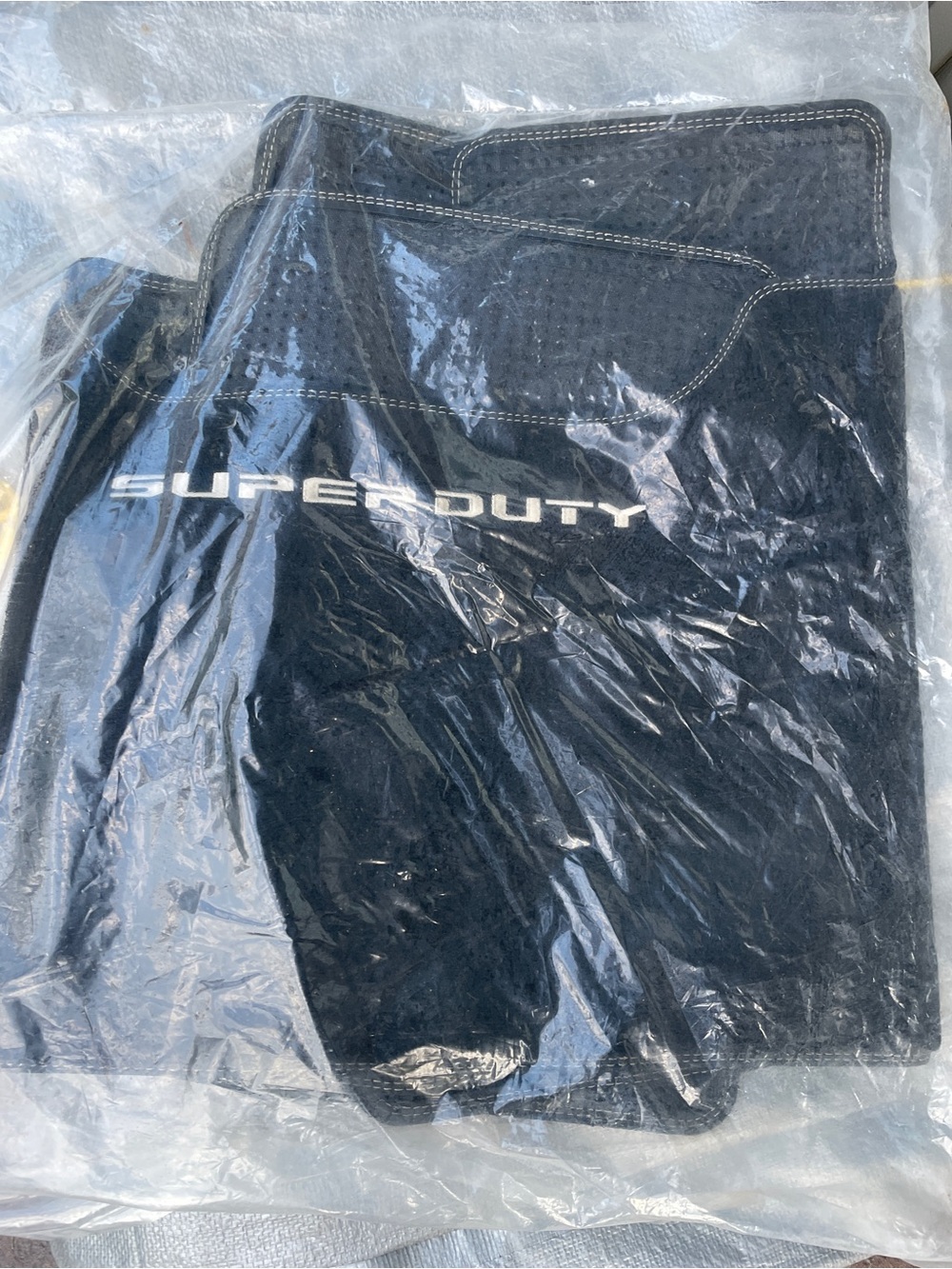 Ford F250 F350 Super Duty Black Floor Mats